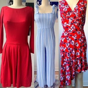 Great set - H&M jumper, BR dress, Leota dress (all small)